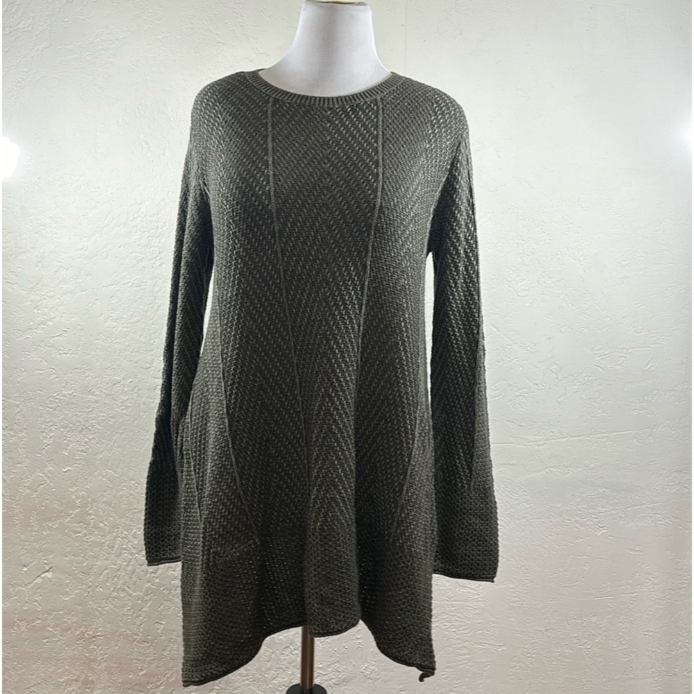 888 WOMENS CREWNECK LONG SLEEVE SOLIT HEM XL